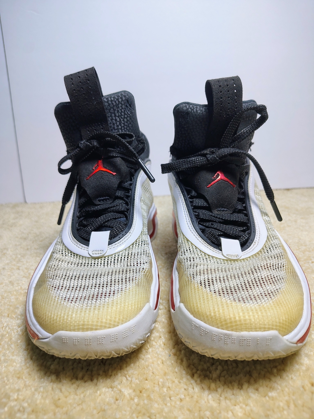 Nike Kids' Sneakers in Black, Red and Cream